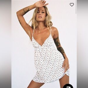 Koko Mini Dress White Floral